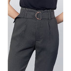 Cigarette Highwaist Cropped Ava Fancy - Black Diamond - Women
