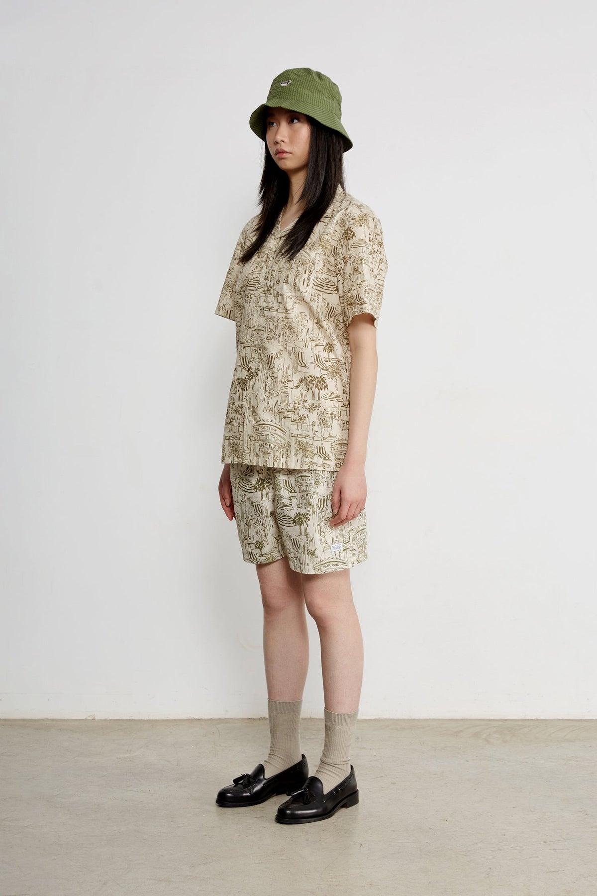 Chemise Manches Courtes City Olive