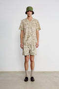 Camicia a Maniche Corte City Olive