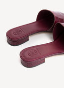 Tory Burch - Mules Martine - Claret - Femme