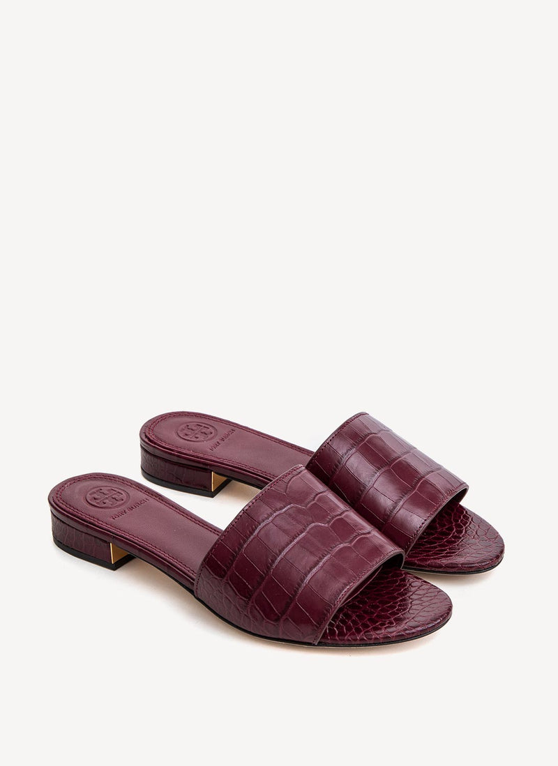 Tory Burch - Mules Martine - Claret - Femme