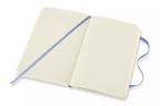 Carnet Classique Pocket 9X14 - Pages Blanches - Bleu Hortensia