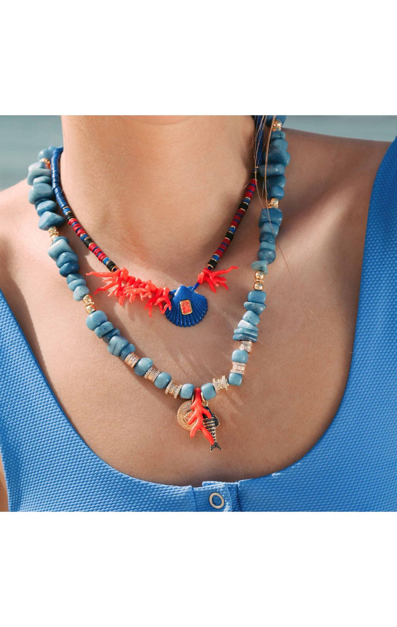 Collier Claude - Bleu