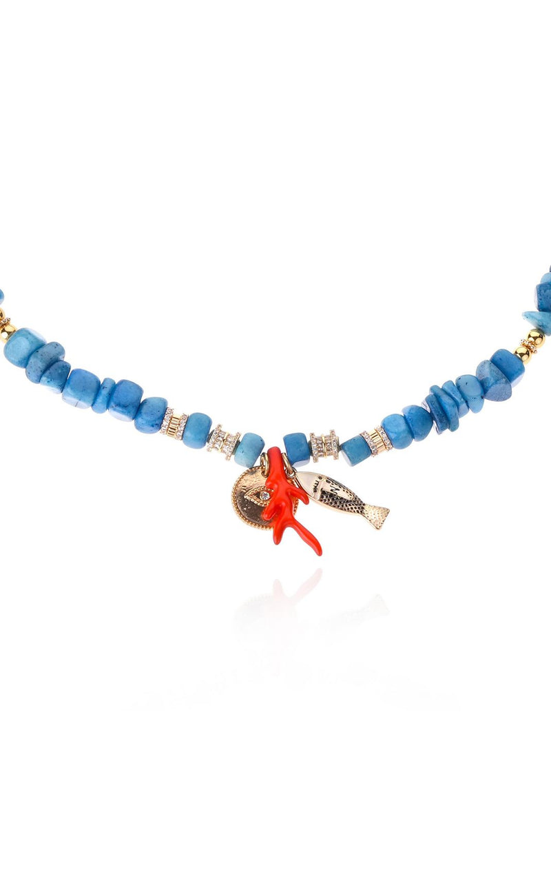 Collier Claude - Bleu