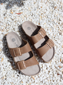 Sandales Hawaii Oiled Leather Clay