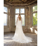 Vestido de novia Clémence - Blanco seda