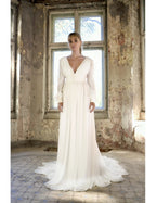 Vestido de novia Clémence - Blanco seda