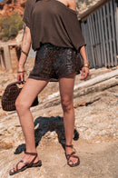 CLÉRY Chocolat - Short Sequins