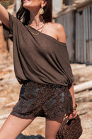 CLÉRY Chocolat - Short Sequins