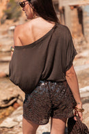 CLÉRY Chocolat - Short Sequins