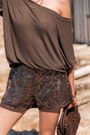 CLÉRY Chocolat - Short Sequins
