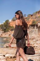 CLÉRY Chocolat - Short Sequins