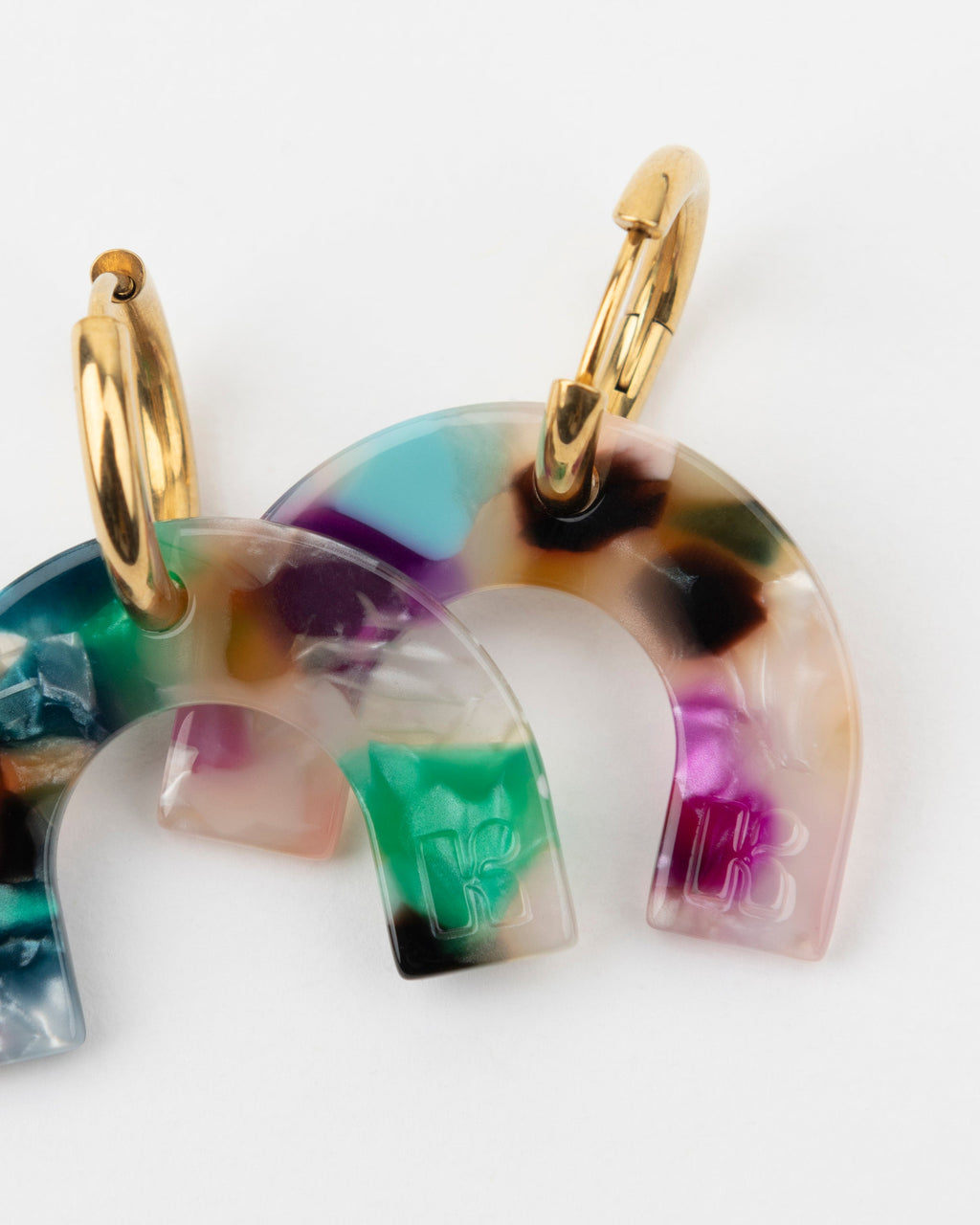 Rainbow Earrings - Confetti