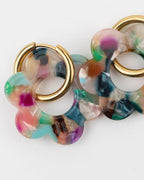 Boucles D'Oreilles Maxi Fleurette - Confettis