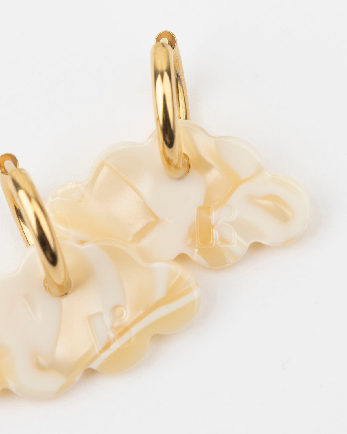Boucles D'Oreilles Nuage - Nude