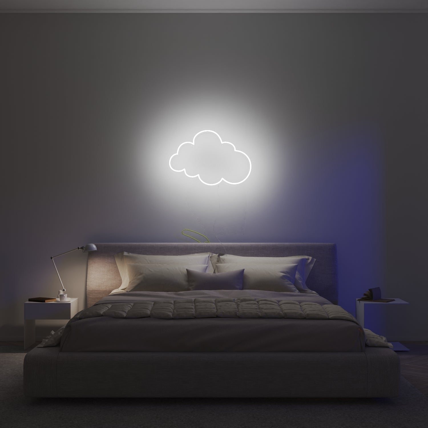 Cloud - letrero de neón LED - BF2024