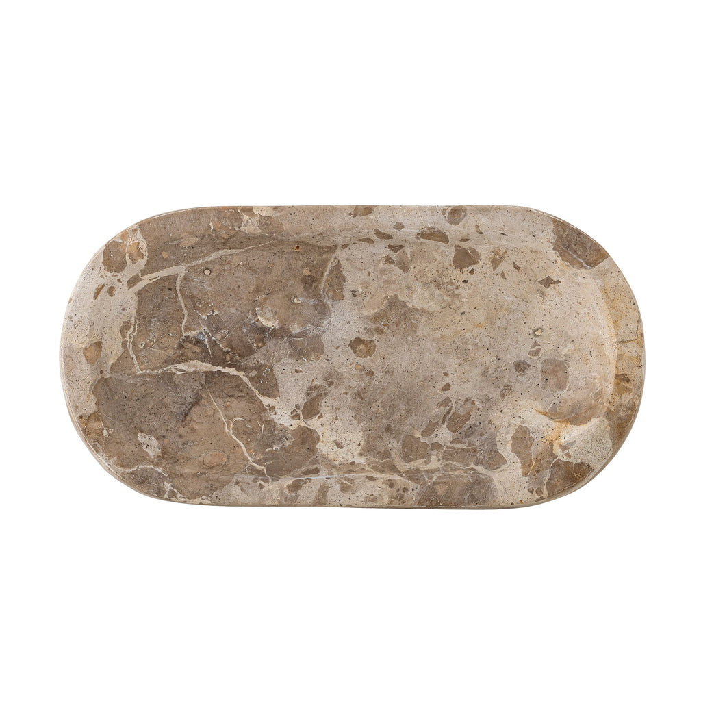 Shao - Set of 4 Trays - Natural - Marble