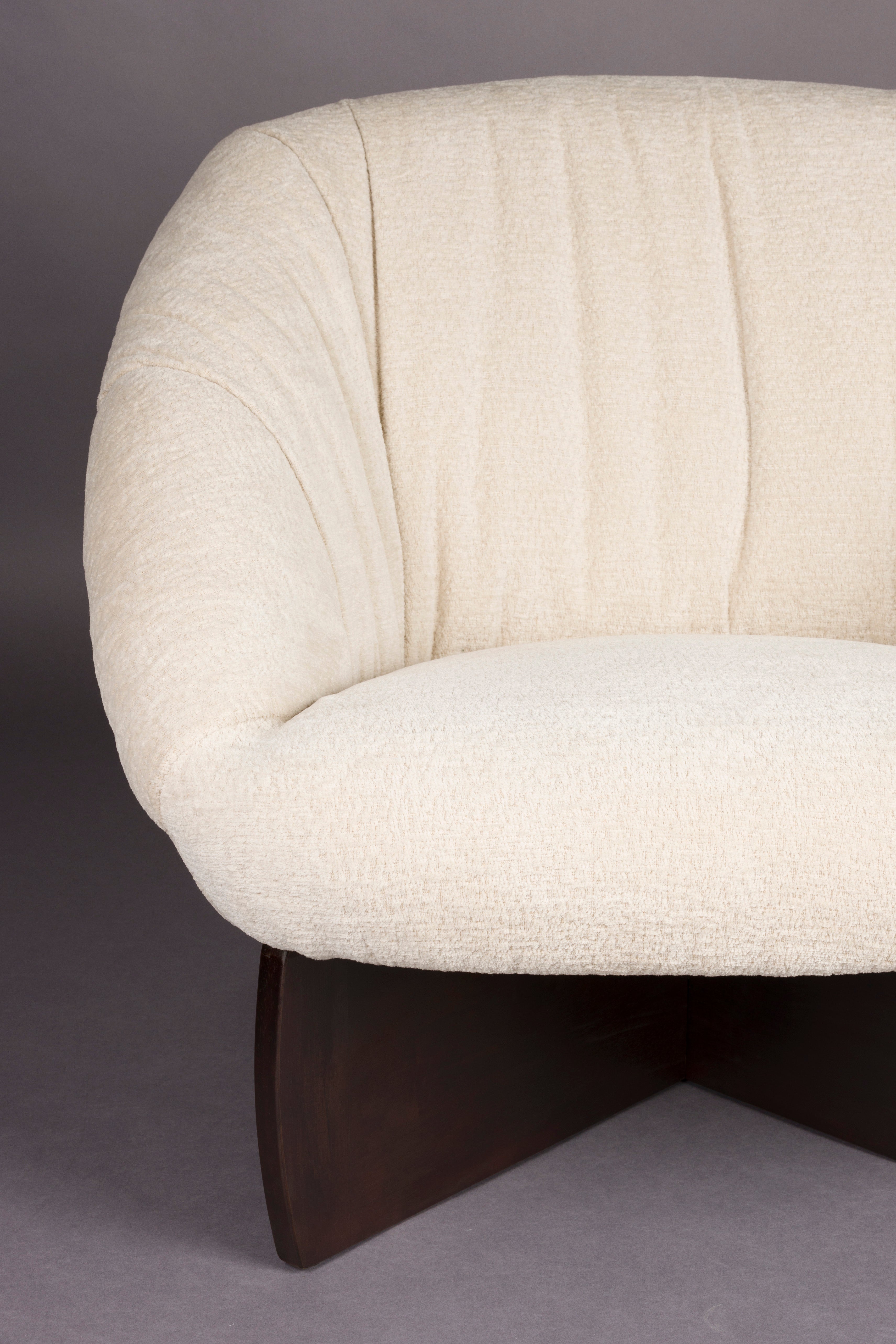 Emilius - Lounge Armchair - Fabric - Beige