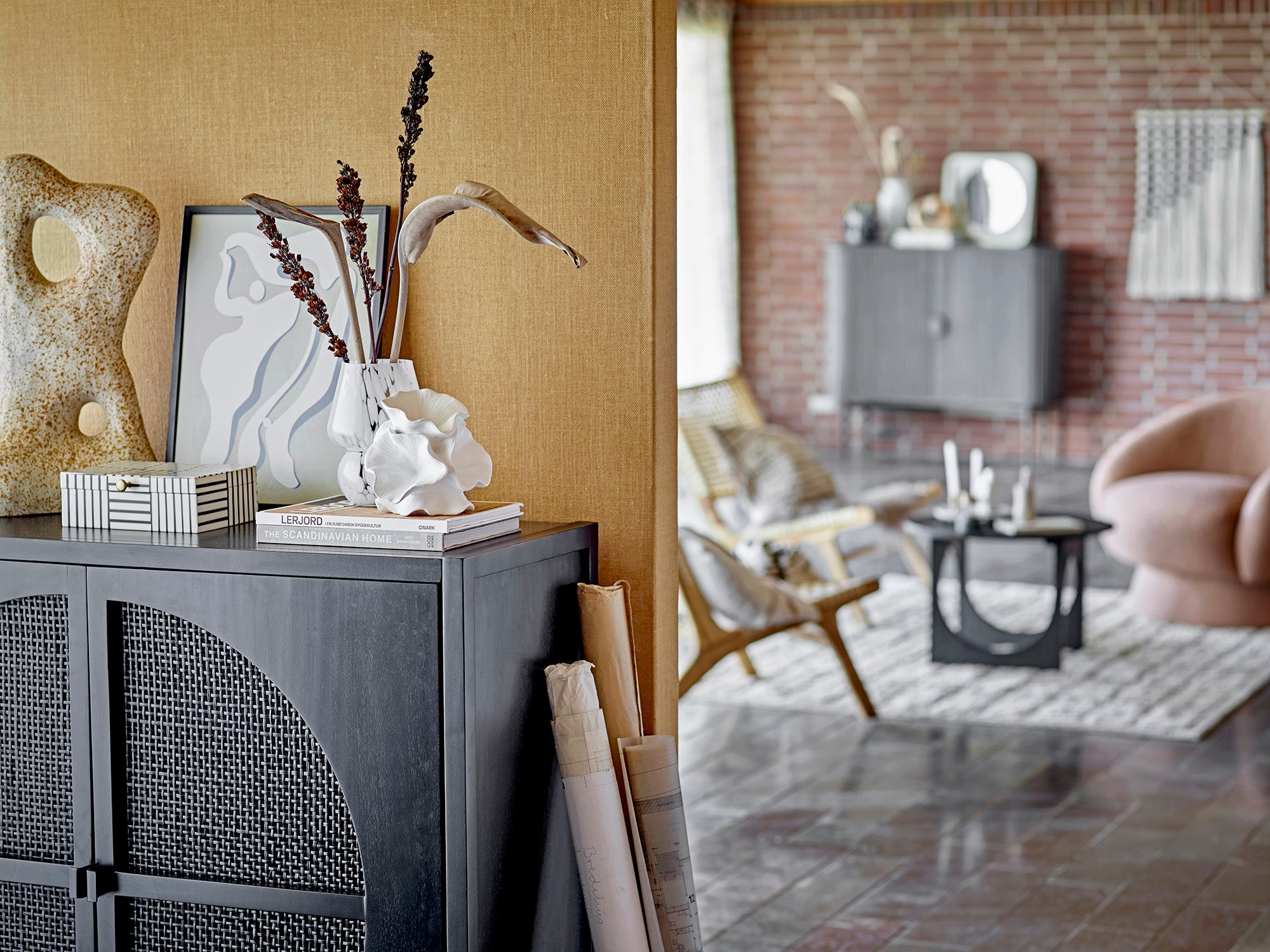 Raheen - Objeto Decorativo - Natural - Gres
