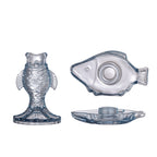 Linley - Bougeoir - Bleu - Verre