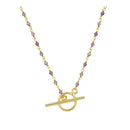 Collier Amatista Broche