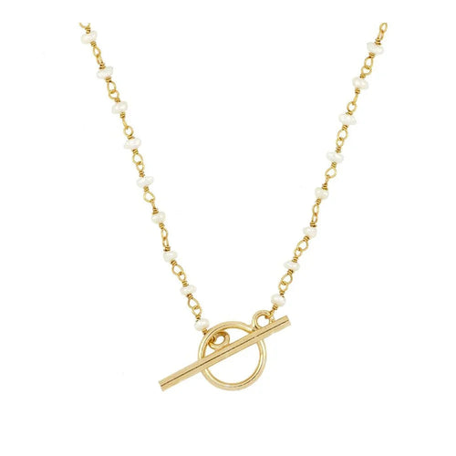 Collar Broche De Perlas