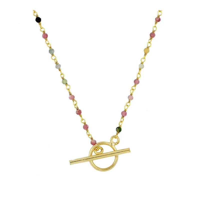 Collar Turmalina Broche