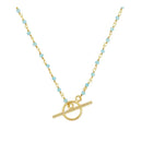 Collar Broche Amazonita