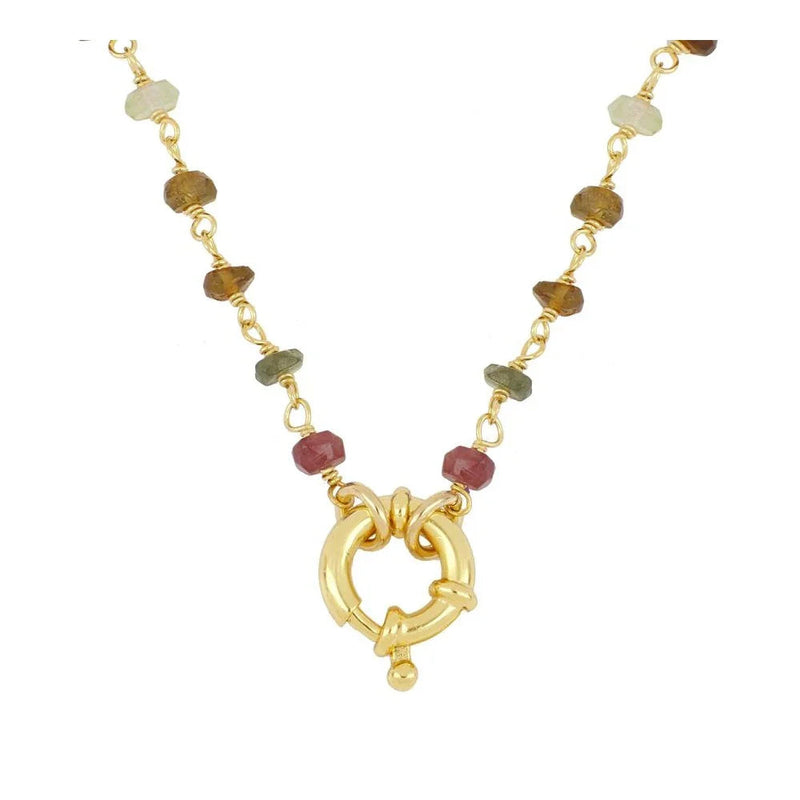 Collier Turmalina Oro