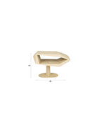 North - Side Table - Resin - Beige