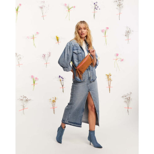 Coachella - Sac Ceinture à Franges Camel Beltbag Marie Martens 