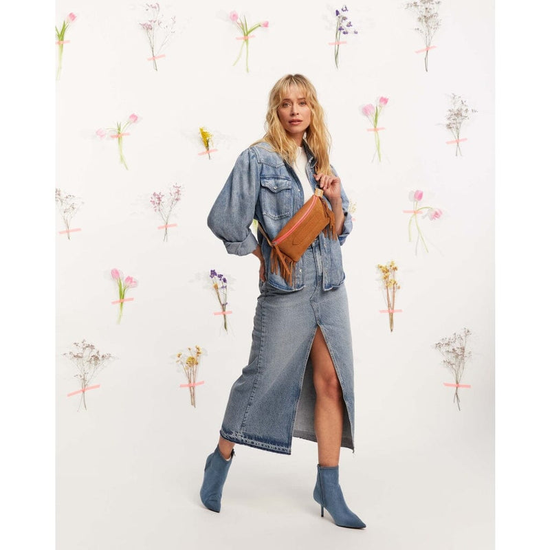 Coachella - Sac Ceinture à Franges Camel Beltbag Marie Martens 