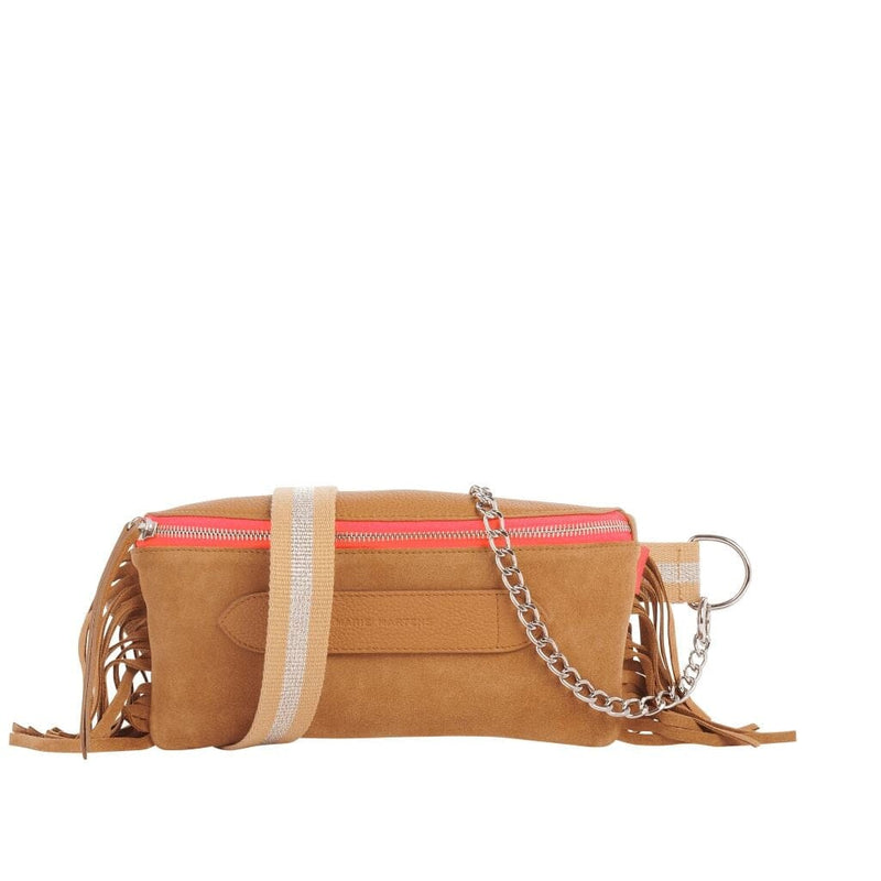 Coachella - Sac Ceinture à Franges Camel Beltbag Marie Martens 