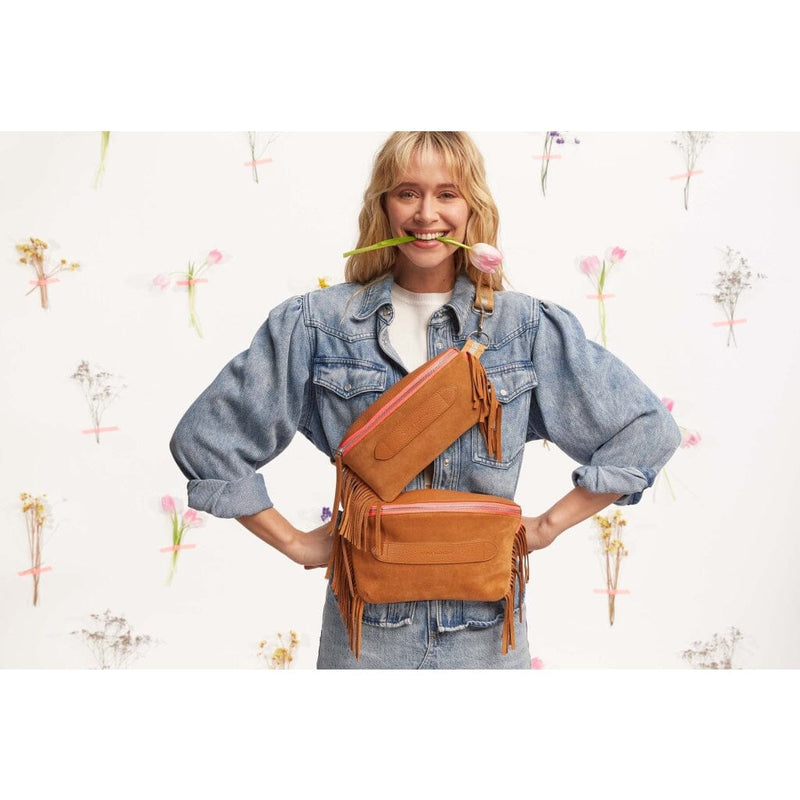 Coachella - Sac Ceinture à Franges Camel Beltbag Marie Martens 