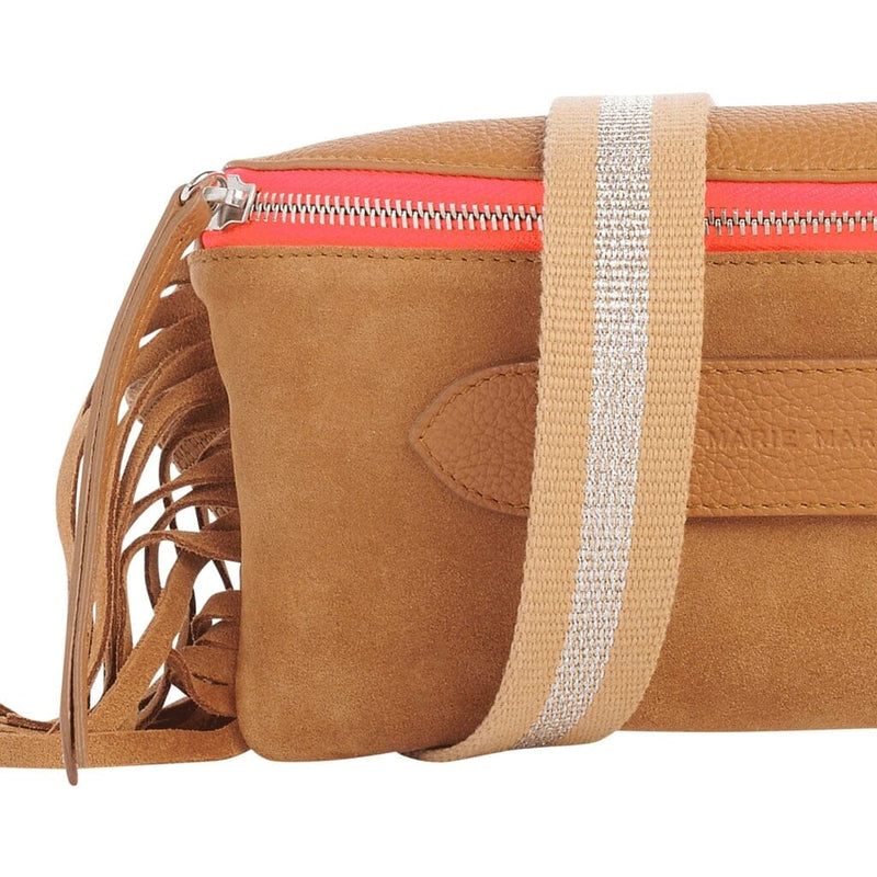 Coachella - Sac Ceinture à Franges Camel Beltbag Marie Martens 