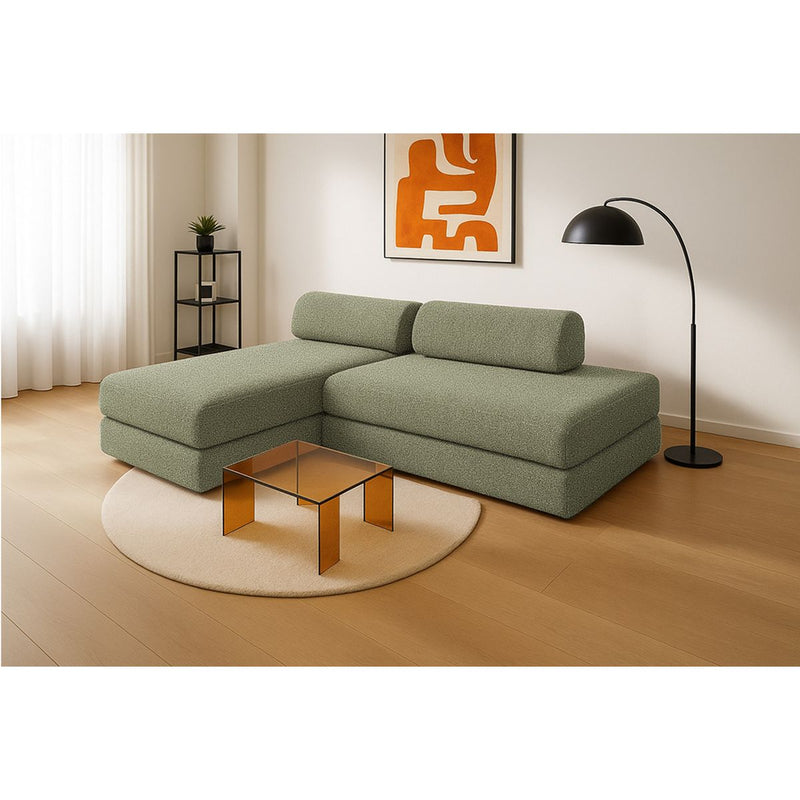 Canapé D'Angle Coco - 5 Places - Tweed