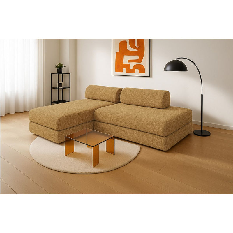 Canapé D'Angle Coco - 5 Places - Tweed