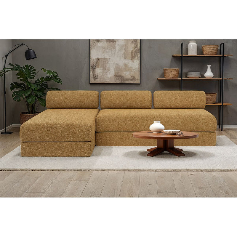 Canapé D'Angle Coco - 6 Places - Tweed