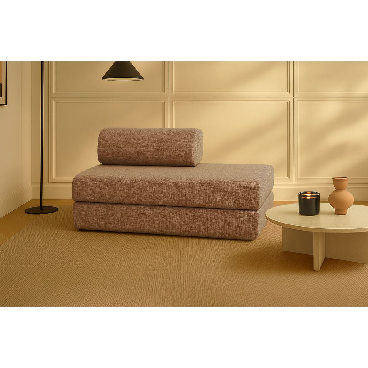Canapé Droit Coco - 2 Places - Tweed