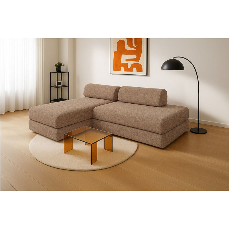 Canapé D'Angle Coco - 5 Places - Tweed