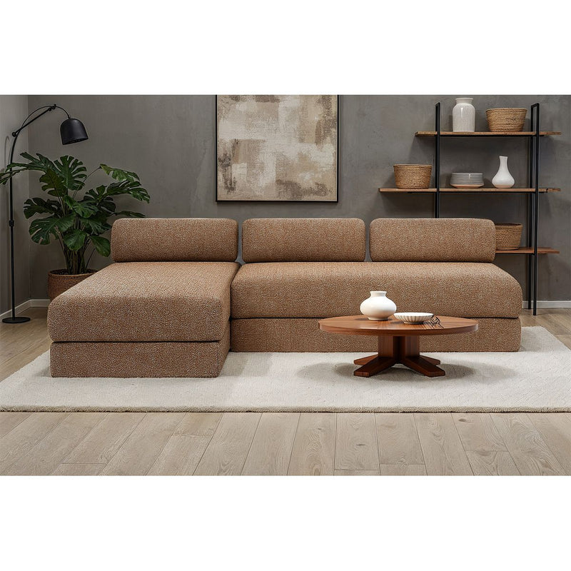 Canapé D'Angle Coco - 6 Places - Tweed