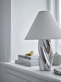 Silva - Table Lamp - Silver - Stoneware