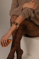 Collant Cœur - 20D - Marron