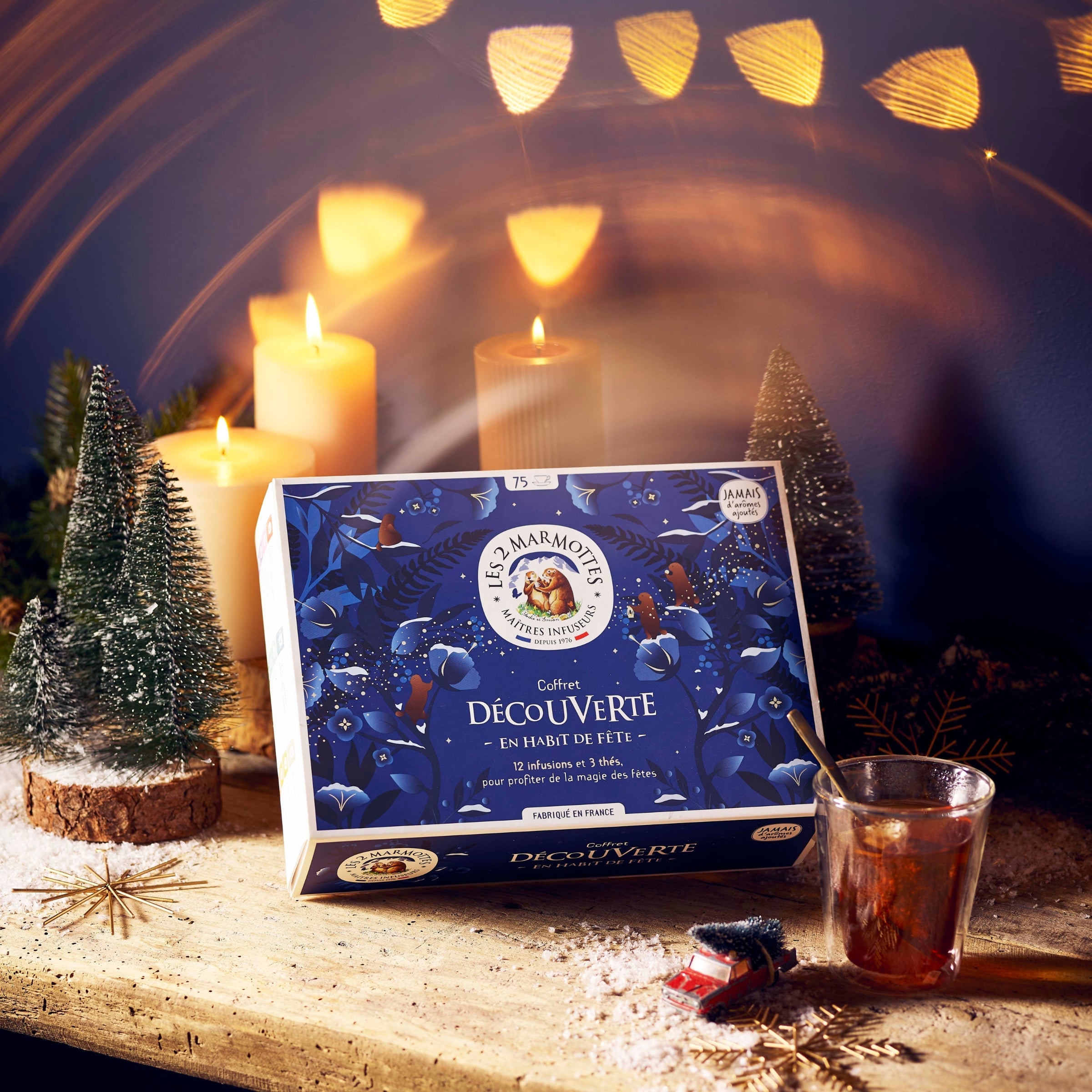Christmas Discovery Gift Set - 12 Herbal Infusions & 3 Teas - 75 Bags