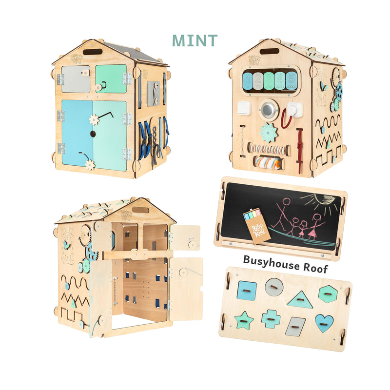 Busy Board Maisonnette Éducative En Bois – Natura