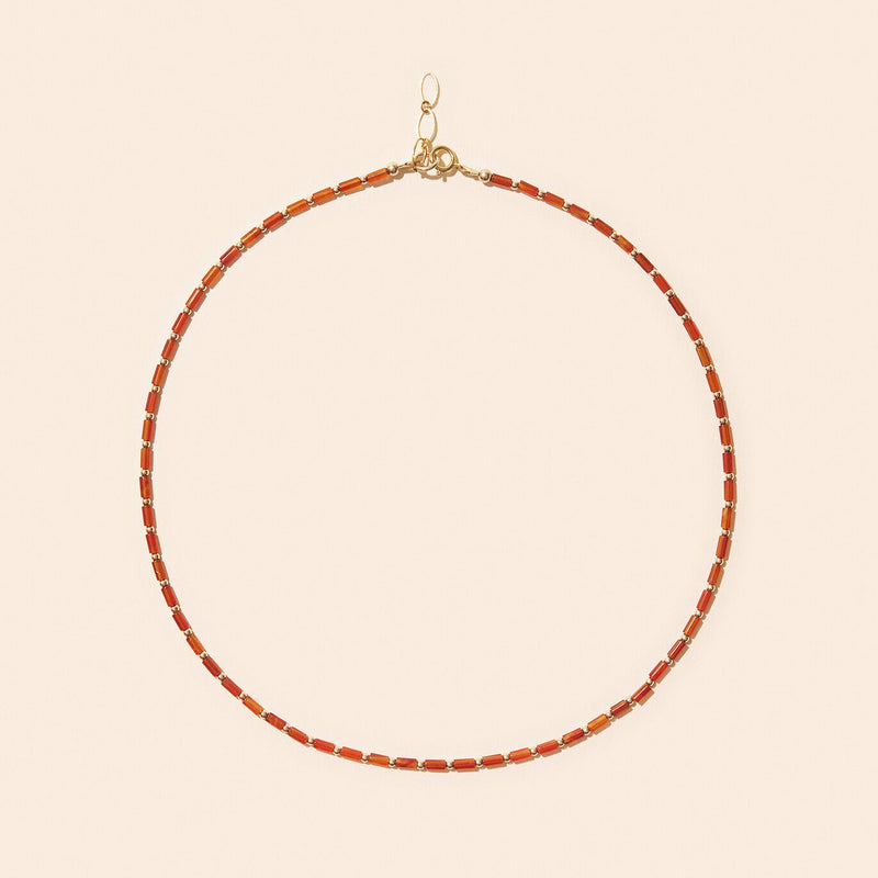 Le Collier Baia Agate Orange
