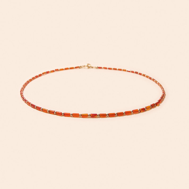 Le Collier Baia Agate Orange
