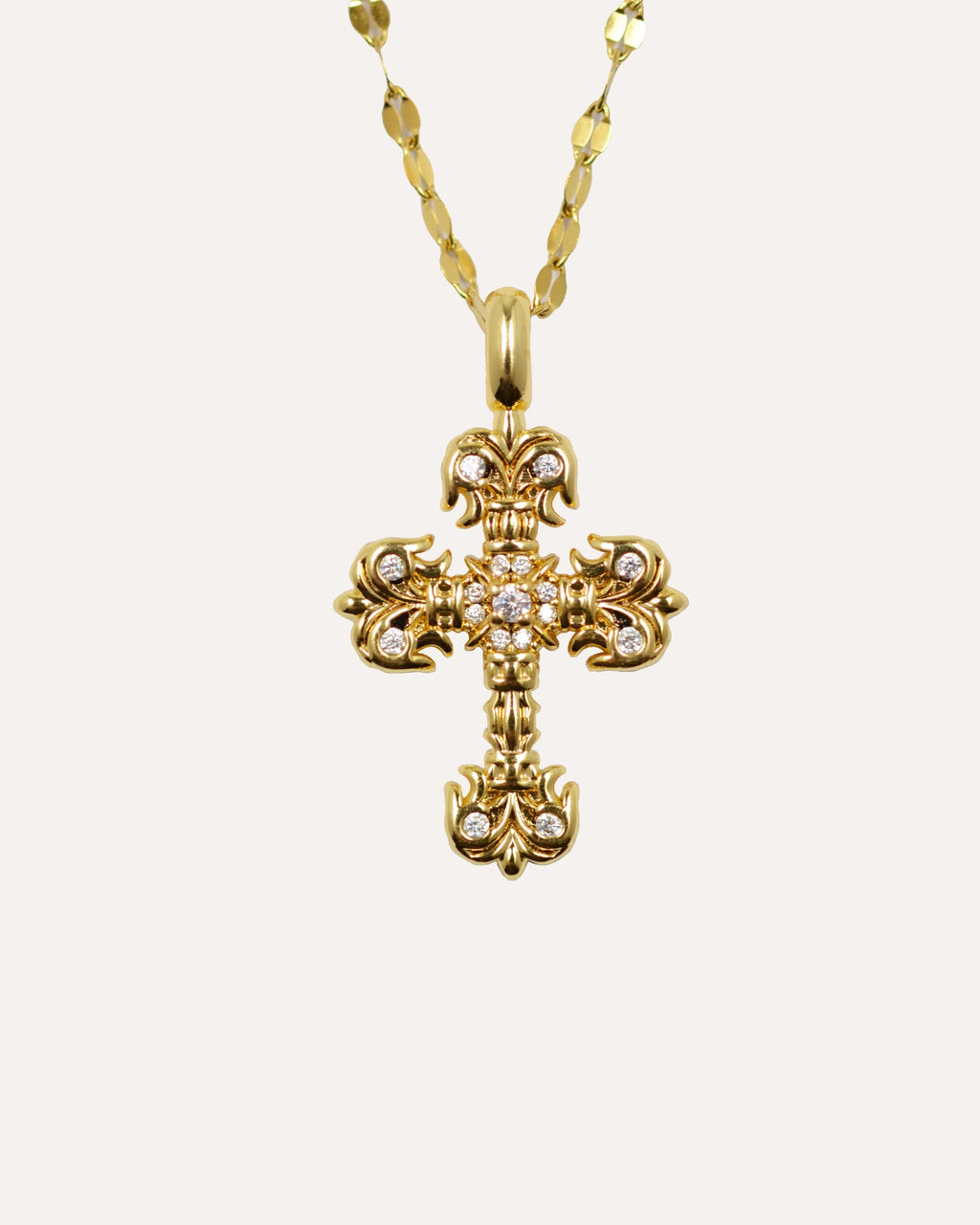 Collier Croix Gothic