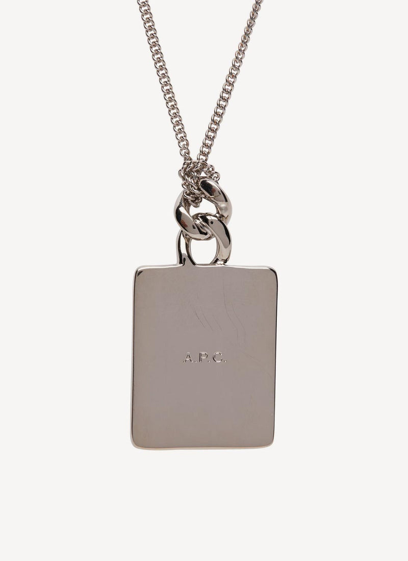 A.P.C. - Collier Darwin - Silver - Homme