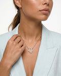 Dior Necklace Calligraphic “Dior” Signature Pavé-Set with Crystals